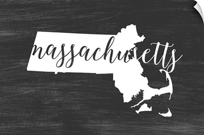 Home State Typography - Massachusetts