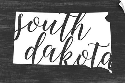Home State Typography - South Dakota