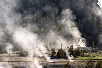 Hot Springs Mist at Yellowstone