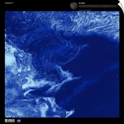 Ice Stars - USGS Earth as Art