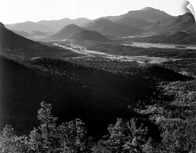 In Rocky Mountain National Park, Valley Surrounded By Mountains