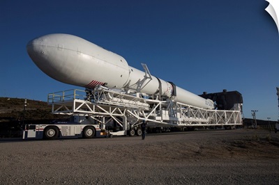 Iridium-3 Mission, Transportation Of Falcon 9, Vandenberg Air Force Base, California