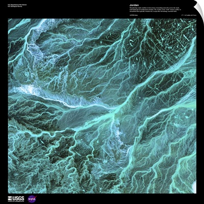 Jordan - USGS Earth as Art