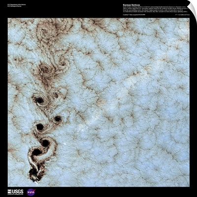 Karman Vortices - USGS Earth as Art