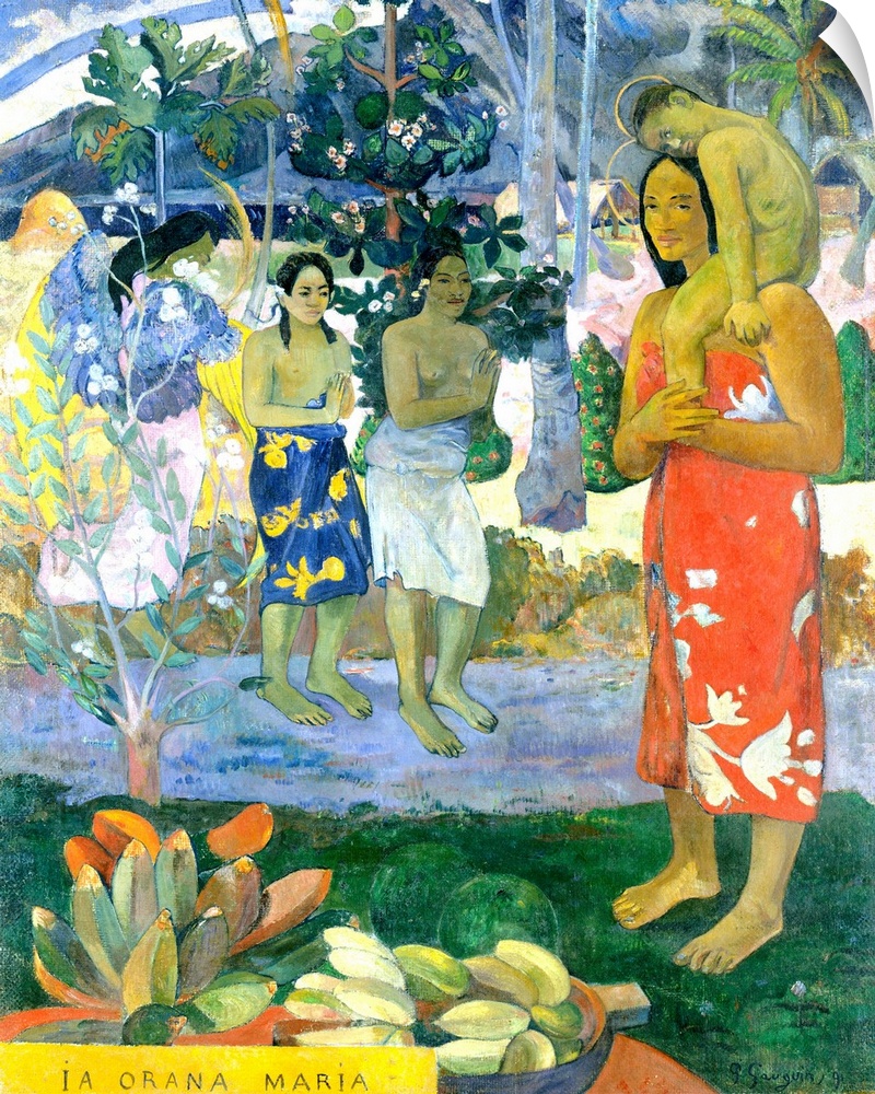 Before embarking on a series of pictures inspired by Polynesian religious beliefs, Gauguin devoted this, his first major T...