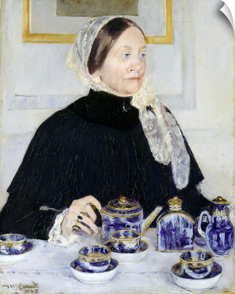 This work shows Mary Dickinson Riddle, Cassatt's mother's first cousin, presiding at tea, a daily ritual among upper-middl...