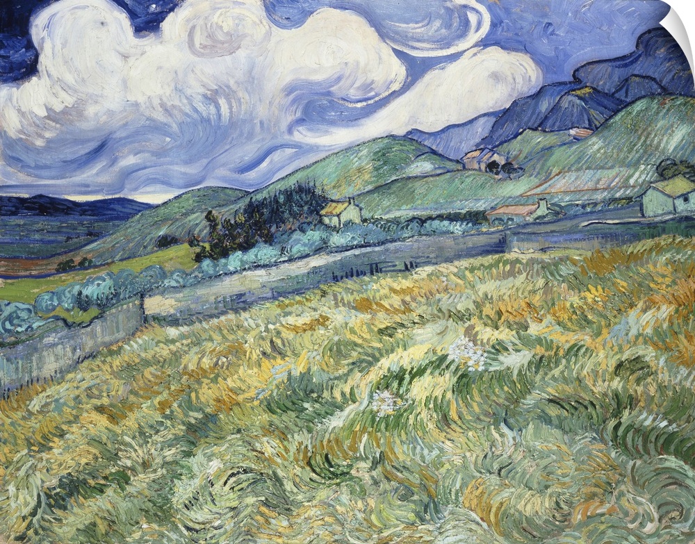 Vincent van Gogh - Landscape from Saint-Remy.