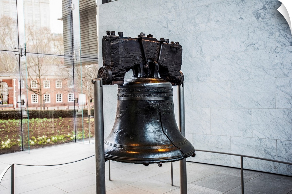 Liberty Bell in Independence National Historical Park, Philadelphia, Pennsylvania.