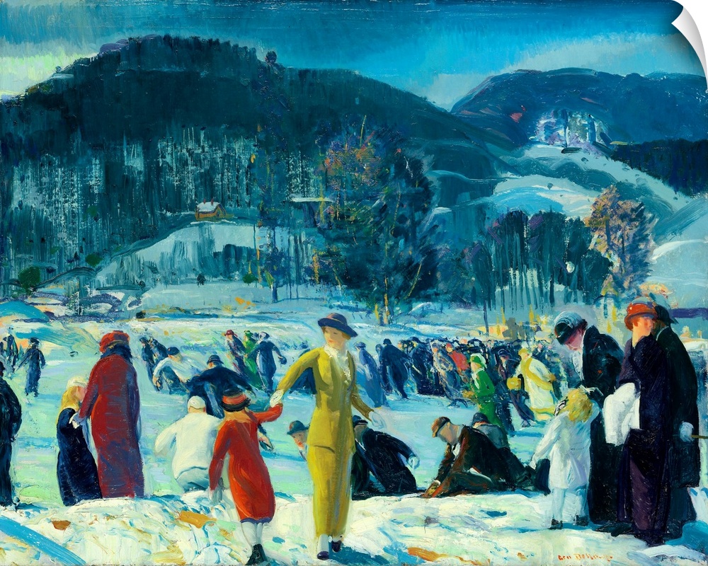 In January 1914, George Bellows wrote to a friend, "There has been none of my favorite snow. I must always paint the snow ...