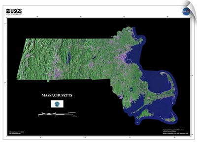 Massachusetts - USGS State Mosaic