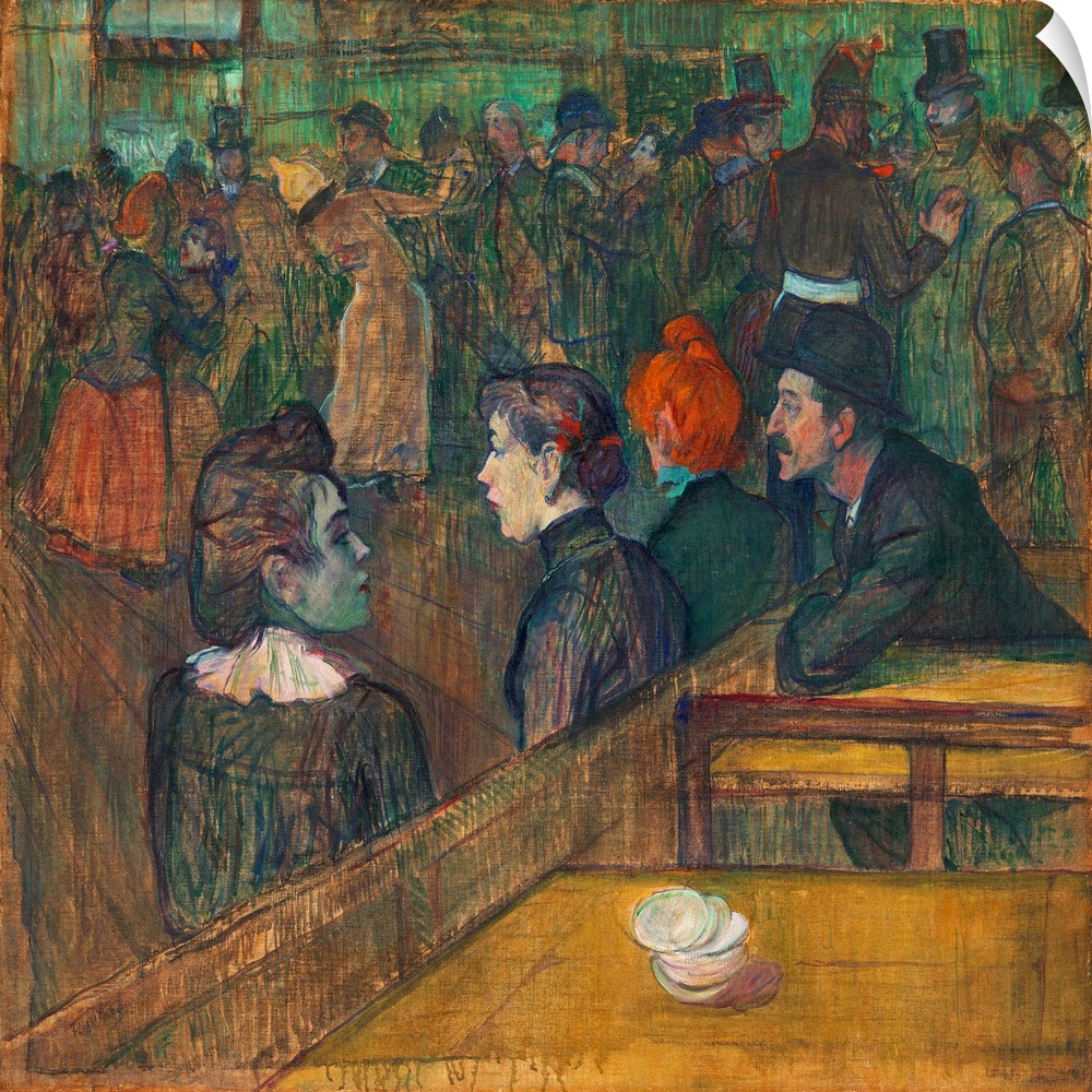 With this painting of the dance hall known as the Moulin de la Galette, Henri de Toulouse-Lautrec established his reputati...
