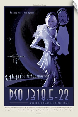 Night Life - JPL Travel Poster