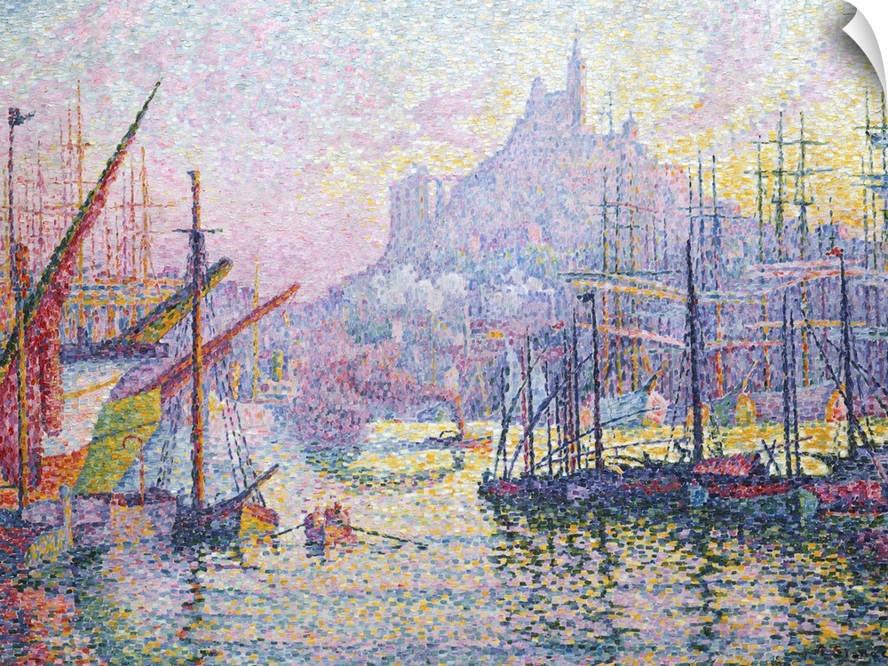 After visiting Marseilles in late 1905, Signac proceeded to paint two canvases in his studio: one showing the entrance to ...