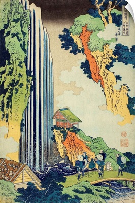 Ono Falls On The Kisokaido, From The Series A Tour Of Waterfalls In Various Provinces