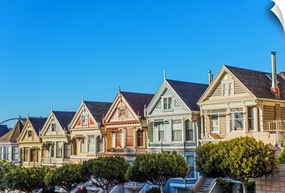 Painted Ladies in a Row, San Francisco