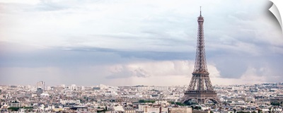 Panoramic Eiffel Tower City View