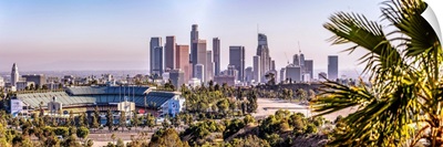 Panoramic Los Angeles Skyline, California