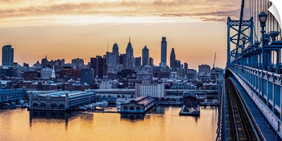 Panoramic Philadelphia City Skyline