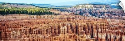 Panoramic view from Inspiration Point, Bryce Canyon, Utah