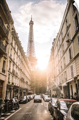 Paris Street View of Eiffel Tower