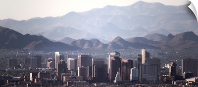 Phoenix, AZ Skyline and Mountains
