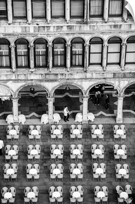 Piazza San Marco (St. Mark's Square) Tables and Chairs Venice, Italy, Europe
