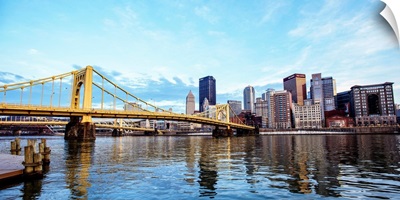 Pittsburgh City Skyline with Andy Warhol Bridge