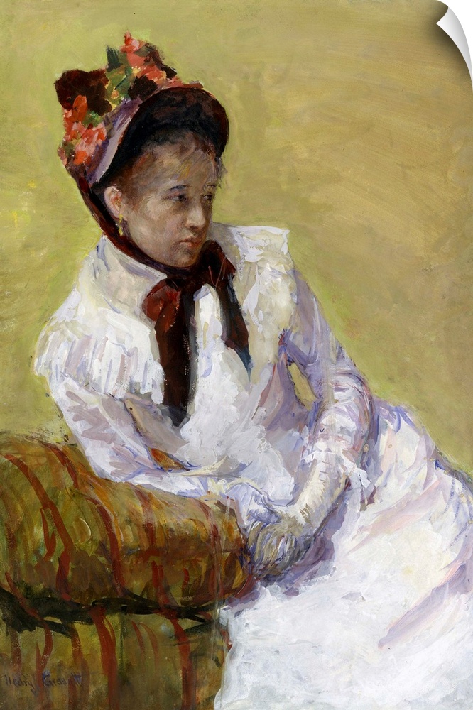 Mary Cassatt painted this self-portrait, one of only two known, a year after Edgar Degas invited her to exhibit with the I...