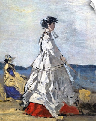 Princess Pauline Metternich (1836-1921) on the Beach