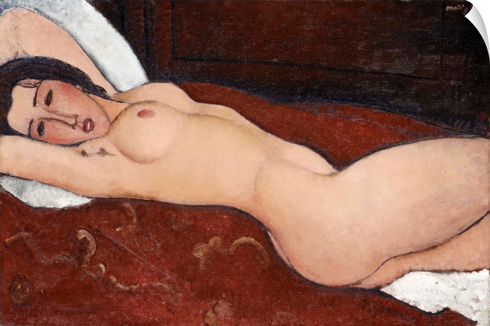 Modigliani's celebrated series of reclining nudes, begun in 1916, are influenced by Italian Renaissance representations of...