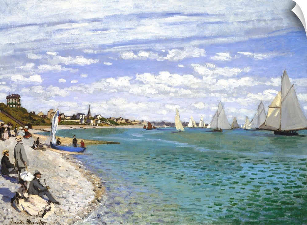 Writing from the seaside resort of Sainte-Adresse on June 25, 1867, Monet reported that he was hard at work, noting, Among...