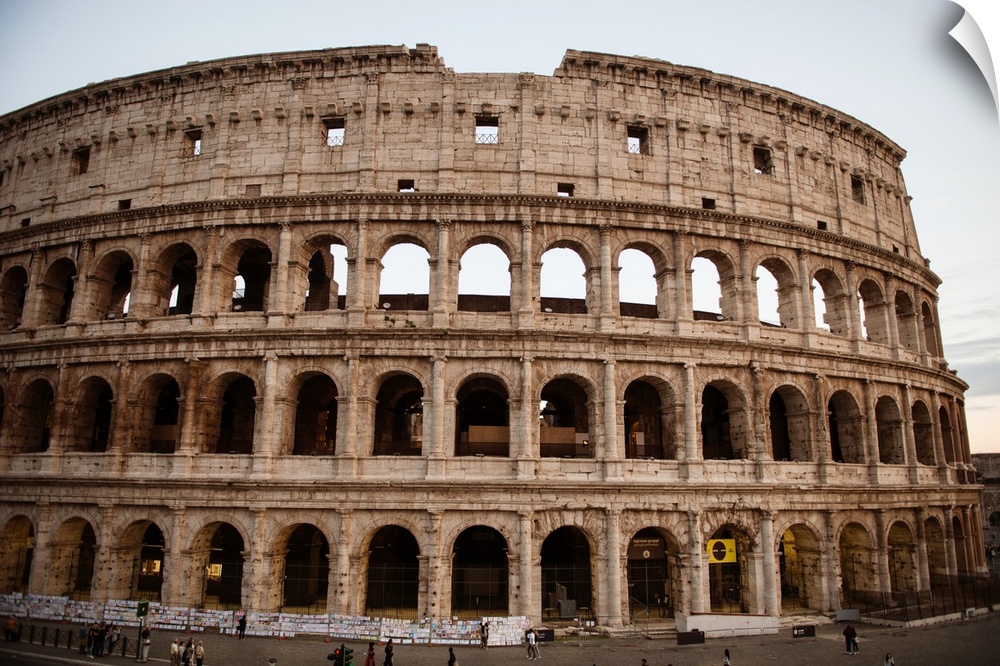 Photograph of the Colosseum in Rome.