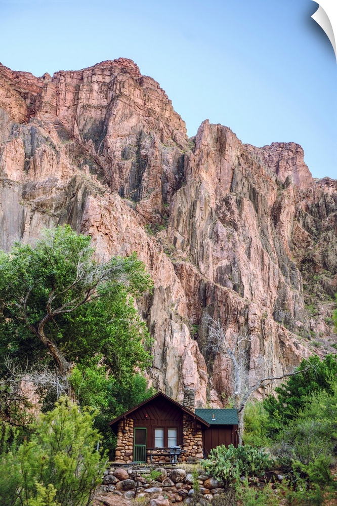 Rustic cabin in Grand Canyon National Park, Arizona.