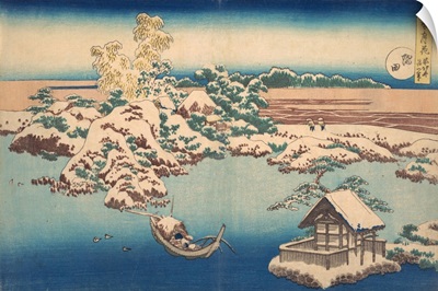 Snow on the Sumida River (Sumida), from the series, Snow, Moon, and Flowers (Setsugekka)