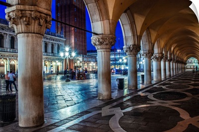 St. Mark's Square at Night, Venice, Italy, Europe