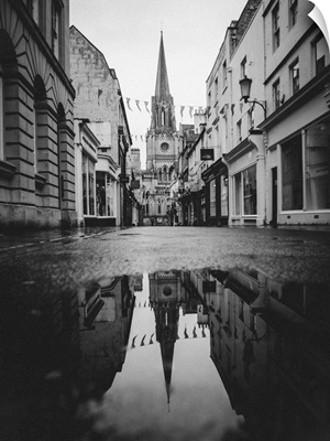 St Michael's Church, Bath, England - Black and White