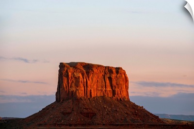 Sunset At Mitchell Butte, Monument Valley, Arizona