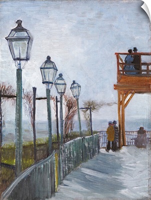 Terrace And Observation Deck At The Moulin De Blute-Fin, Montmartre