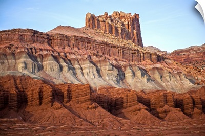 The Castle Rock Formation at Capitol Reef National Park, Utah