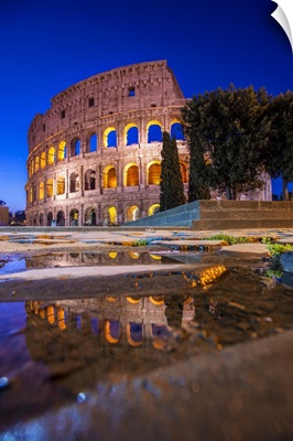 The Colosseum Reflections, Rome, Italy, Europe