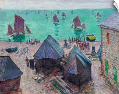 The Departure Of The Boats, at Etretat