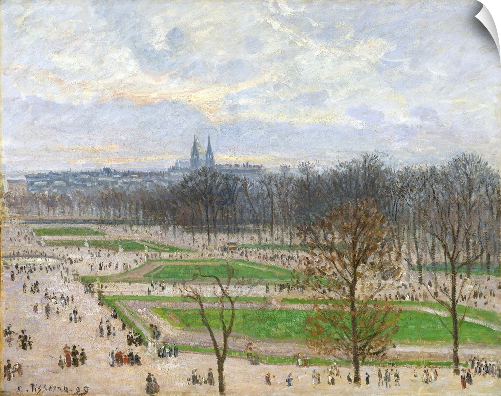 In December 1898 Pissarro wrote from Paris that he had engaged an apartment at 204 rue de Rivoli, opposite the Tuileries, ...