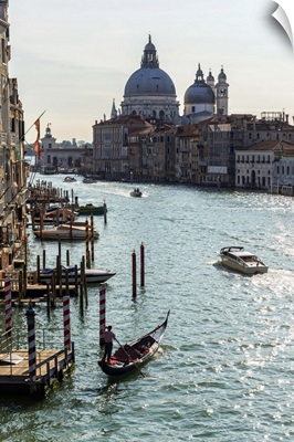 The Grand Canal and Santa Maria della Salute, Venice, Italy