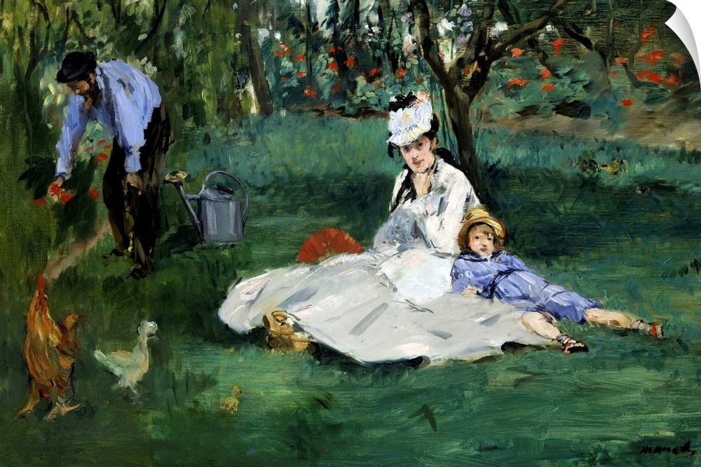 In July and August 1874 Manet vacationed at his family's house in Gennevilliers, just across the Seine from Monet at Argen...