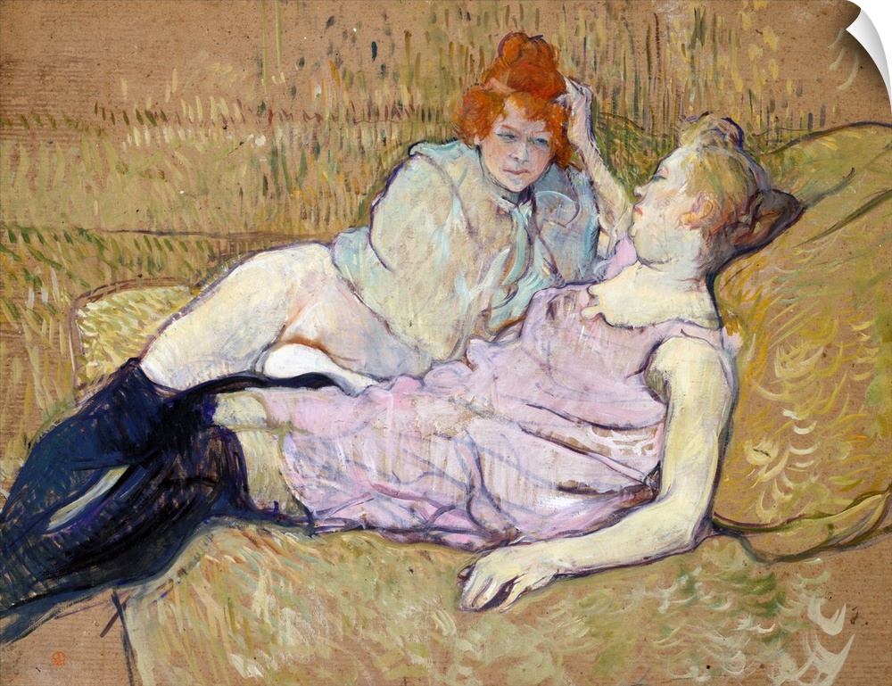 Lautrec set out to document the lives of prostitutes in a series of pictures executed between 1892 and 1896. At first he m...