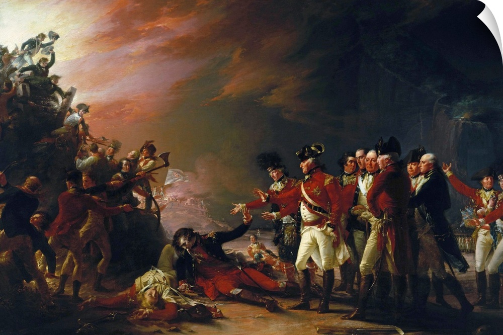 This painting depicts the events of the night of November 26, 1781, when British troops, long besieged by Spanish forces a...
