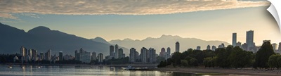 Vancouver, BC, Skyline at Sunset