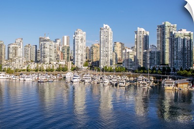 Vancouver Skyline and False Creek, British Columbia, Canada