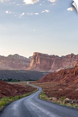 View of Capitol Reef Rock Ridges from Scenic Drive, Capitol Reef National Park