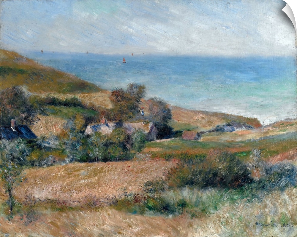 While a guest at the country house of Paul Berard, Renoir was captivated by the seaside views. This area of the Normandy c...